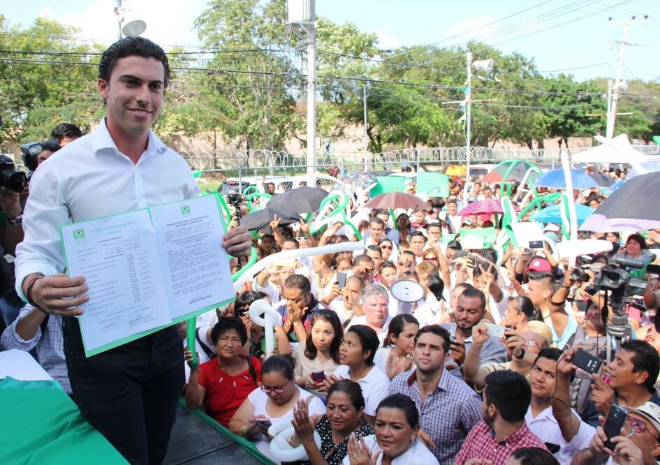 Precandidato del Verde se deslinda de despensas en Cancún