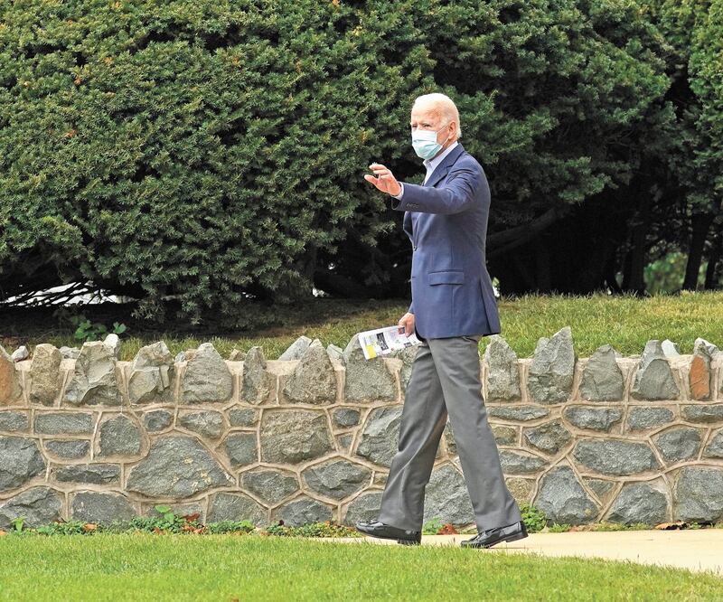 El candidato demócrata a la Casa Blanca, Joe Biden, es favorecido por las últimas encuestas. Carolyn Kaster. AP  