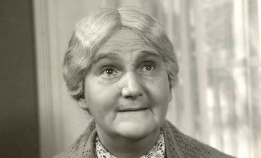 La actriz Sara García interpretó a muchas madres y abuelas en la Época de Oro del cine mexicano. Foto: Archivo EL UNIVERSAL. 