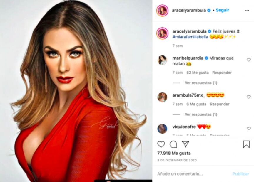 Aracely Arámbula sube foto a Instagram luciendo escote de infarto