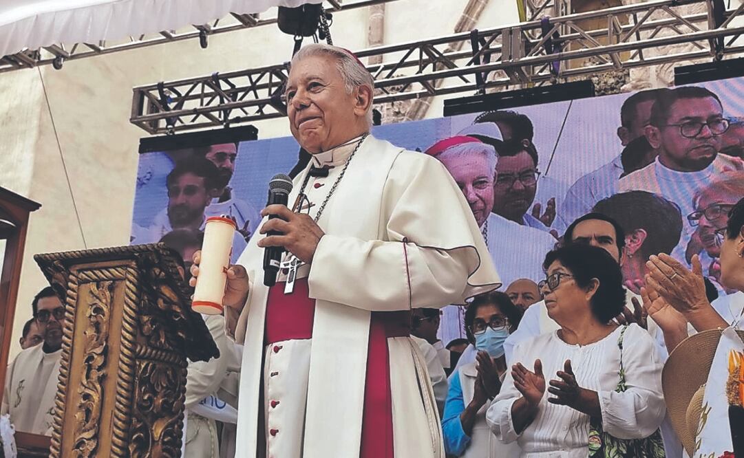 El presidente de la Conferencia del Episcopado Mexicano (CEM), Ramón Castro, encabezó la XI Caminata por la Paz en Cuernavaca, Morelos. FOTO ilustrativa: JUSTINO MIRANDA. EL UNIVERSAL