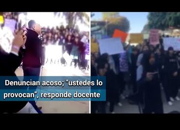 Cesan a director de secundaria que dijo a alumnas acosadas "ustedes lo provocan"