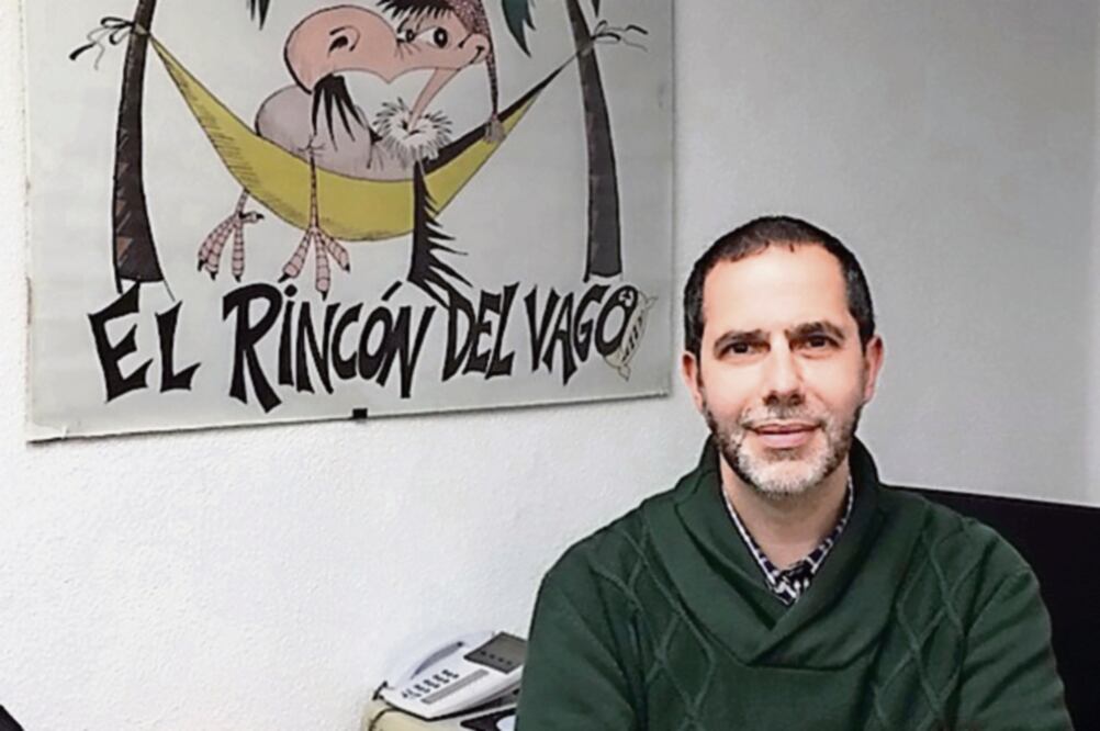 Ángel Benito, gestor del sitio de internet El Rincón del Vago. De acuerdo con sus cifras, 65% de los usuarios del sitio son mexicanos (CORTESÍA EL RINCÓN DEL VAGO)