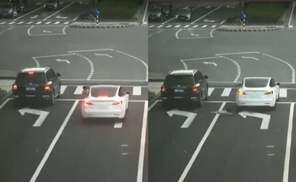 Niña sale por accidente de la ventana de un auto en movimiento