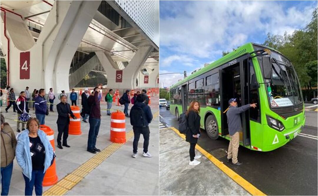 Estas son las rutas de transporte que conectan al Tren El Insurgente con el Metro. Foto: Juan Carlos Williams