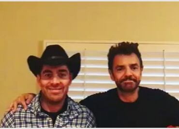 El ingenioso disfraz de Eugenio Derbez y Omar Chaparro