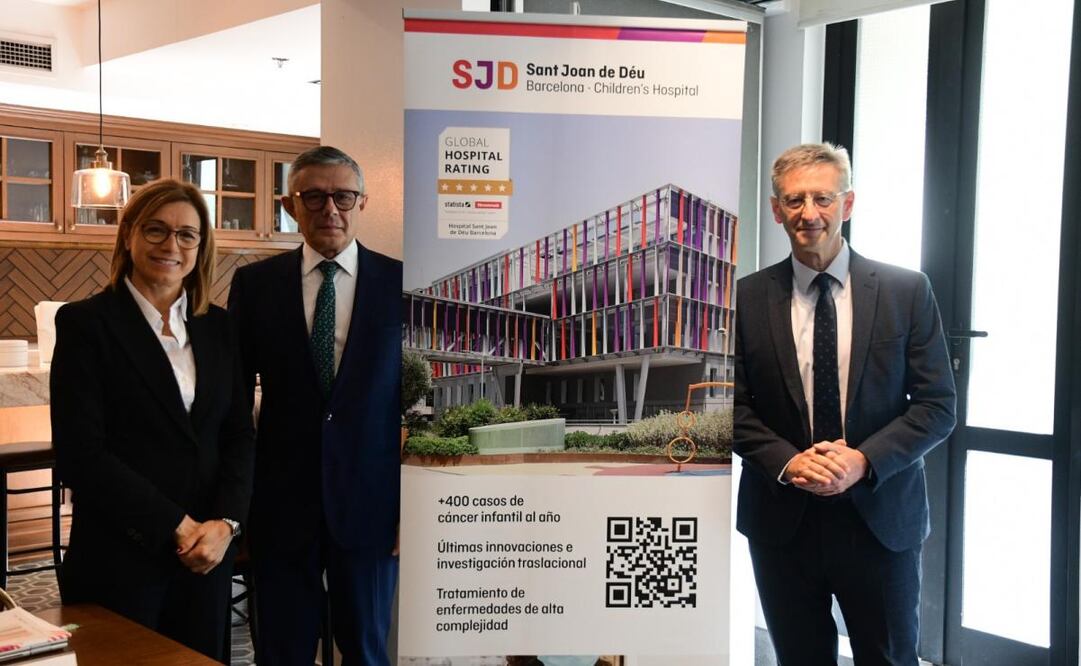 Representantes del centro pediátrico Sant Joan de Déu (SJD) Barcelona Children’s Hospital visitaron México. Foto: Especial