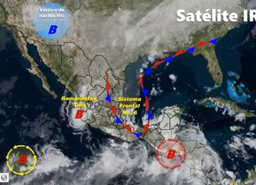 Continúa ambiente frío en estados del norte por frente