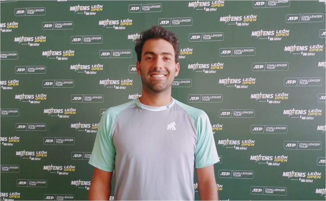 Alan Rubio cayó en la primera ronda del León Open