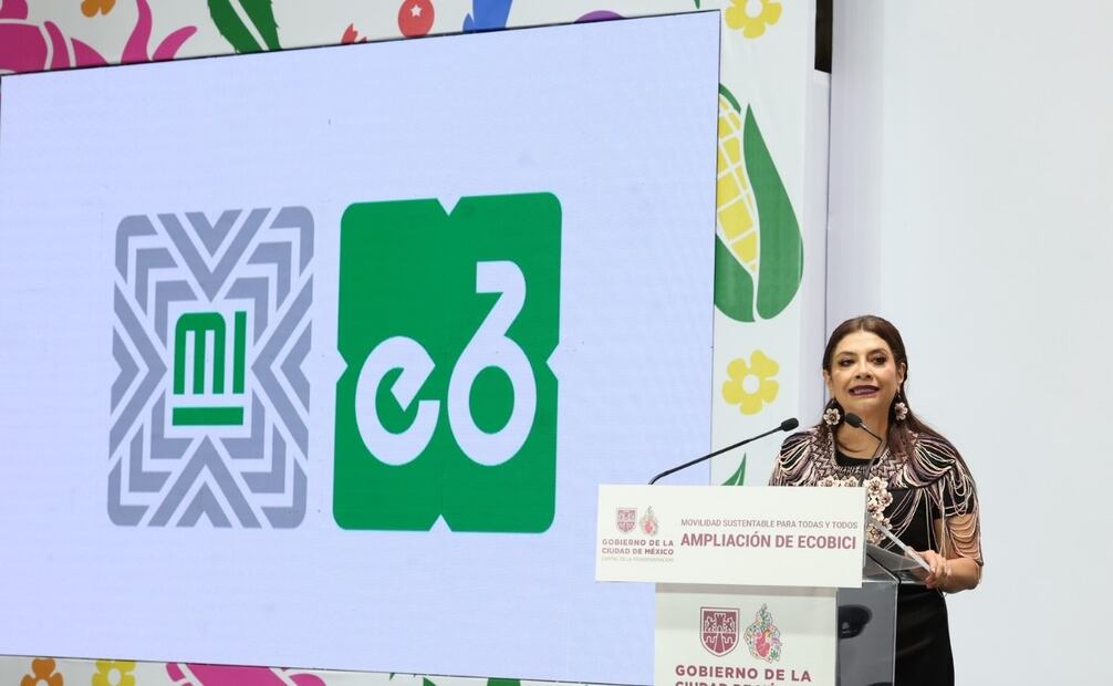 La jefa de Gobierno, Clara Brugada, adelantó que el próximo 22 de septiembre– en el marco del Día Mundial Sin Auto– se presentarán las primeras mil 500 bicicletas de la renovación de Ecobici. | Foto: Especial.