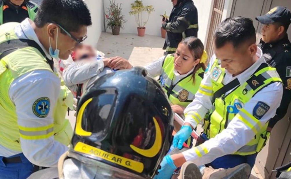 Hombre cae a barranco de casi seis metros en la alcaldía Álvaro Obregón (16/03/2026). Foto: Especial