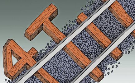 Sobre durmientes podridos