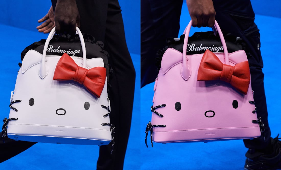 Balenciaga lanza bolsas de Hello Kitty en su colección de hombre