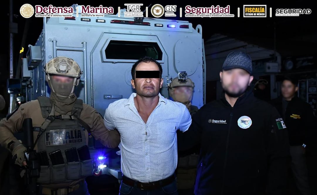 Detienen a “Comandante Callejas”, objetivo prioritario; lo vinculan con La Familia Michoacana en Edomex.
Foto: Especial.