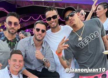 Juan Toscano acude al Machaca Fest y se encuentra con Gignac y Florian Thauvin