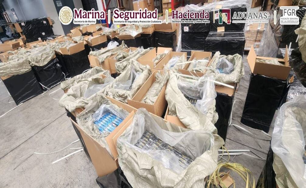Es un cargamento proveniente de Singapur con destino a México. Foto: Especial