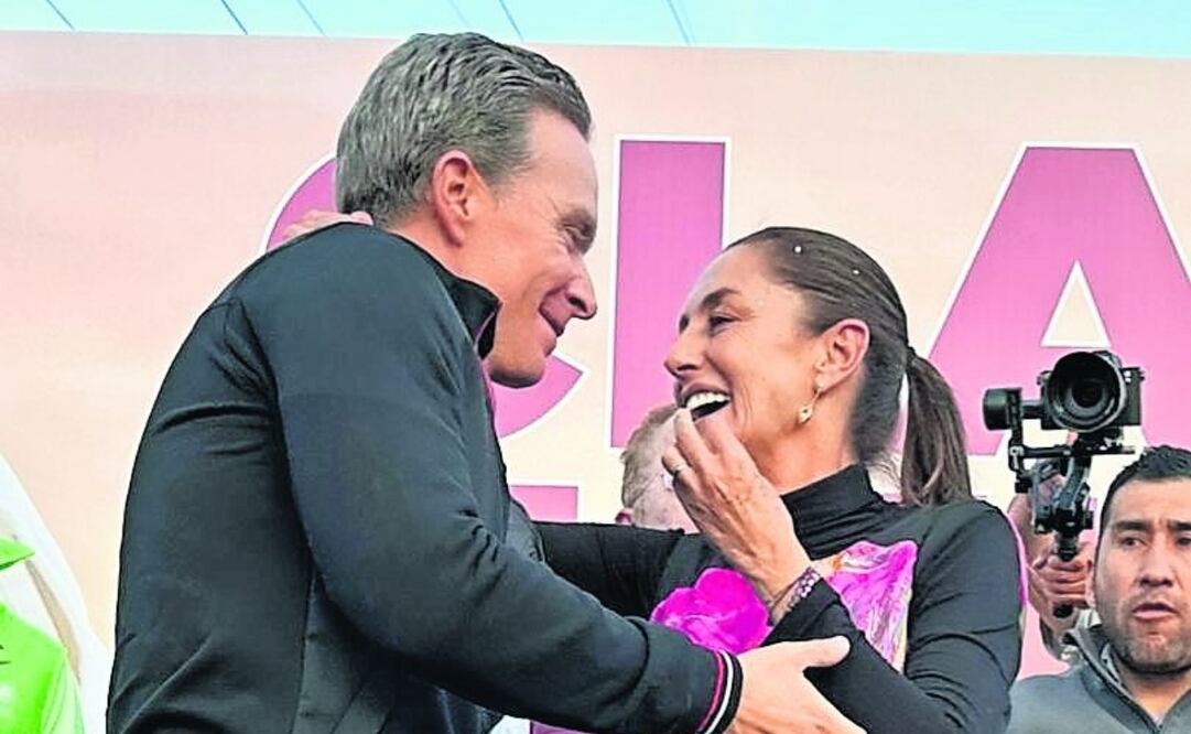 Manuel Velasco acompañó a Claudia Sheinbaum a una gira informativa por la capital del país. Foto: Especial