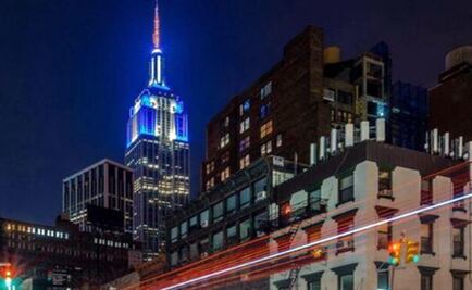 Empire State se tiñe de azul por cumpleaños de Sinatra