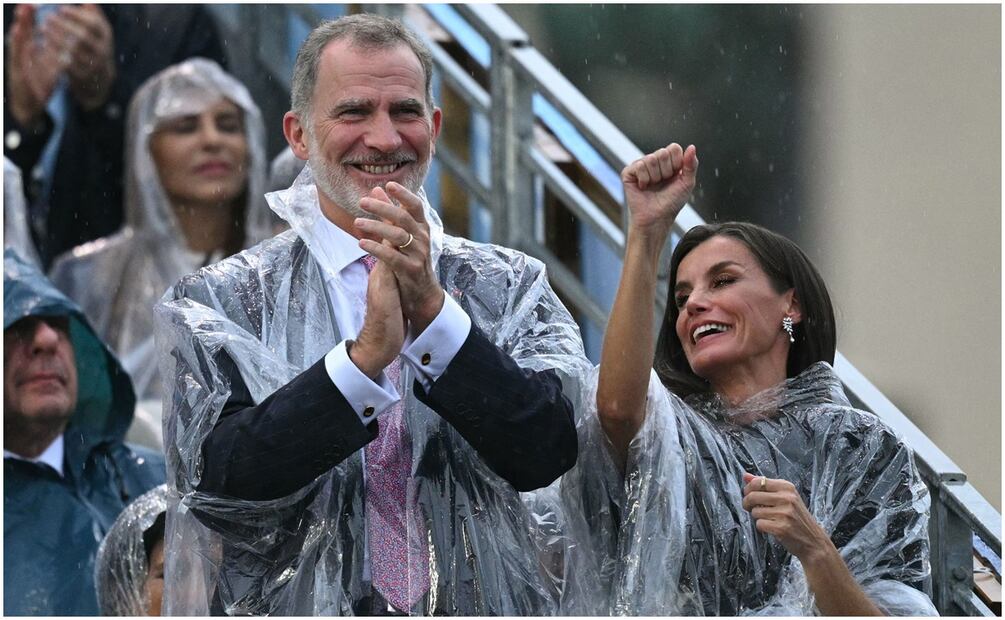 Felipe VI durante inauguración de los Juegos Olímpicos. Foto: X (@abc_es)