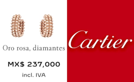 Por error en el precio, joven compra aretes Cartier en 237 pesos