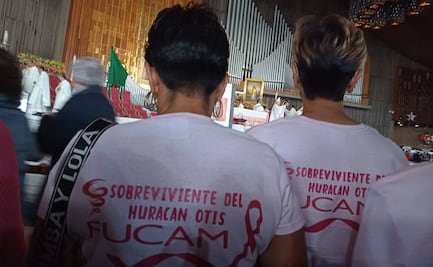 “Ganamos otra batalla”: de rodillas, mujeres víctimas de cáncer de mama y sobrevivientes del huracán "Otis" acuden a la Basílica