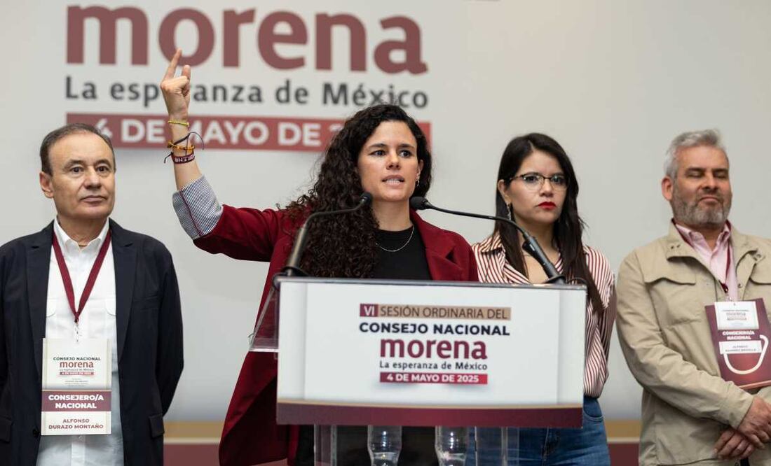 Consejo Nacional de Morena de este domingo 5 de mayo del 2025. Foto: Hugo Salvador / EL UNIVERSAL