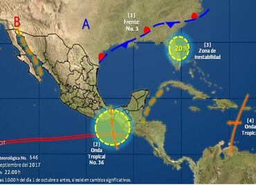 Pronostican bajas temperatura en el norte y centro del país