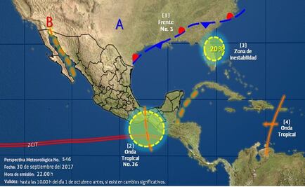 Pronostican bajas temperatura en el norte y centro del país