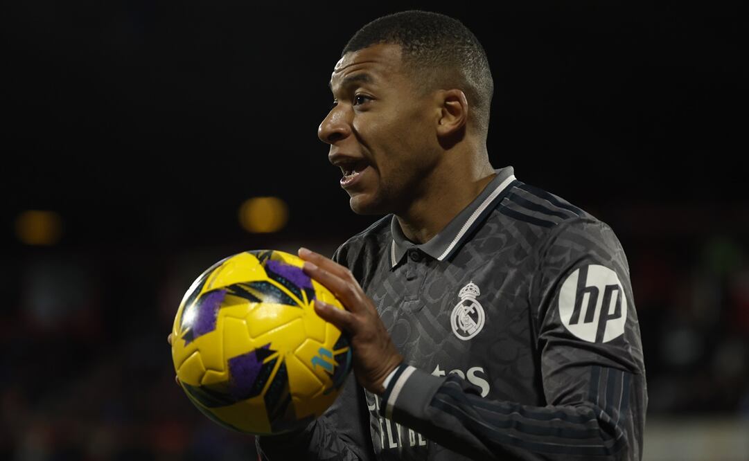 Kylian Mbappé con el Real Madrid - Foto: AP