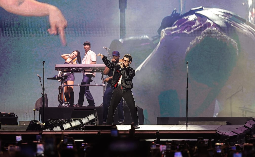 Concierto del grupo estadounidense Jonas Brothers en el festival Tecate Emblema. Foto: Gabriel Pano/ EL UNIVERSAL