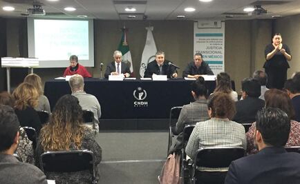 CNDH presenta propuesta de justicia transicional en México
