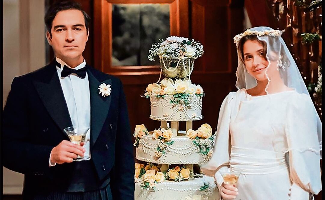 Alfonso Herrera y Nicole Wallace, en "La Casa de los Espíritus". Foto: IMDB