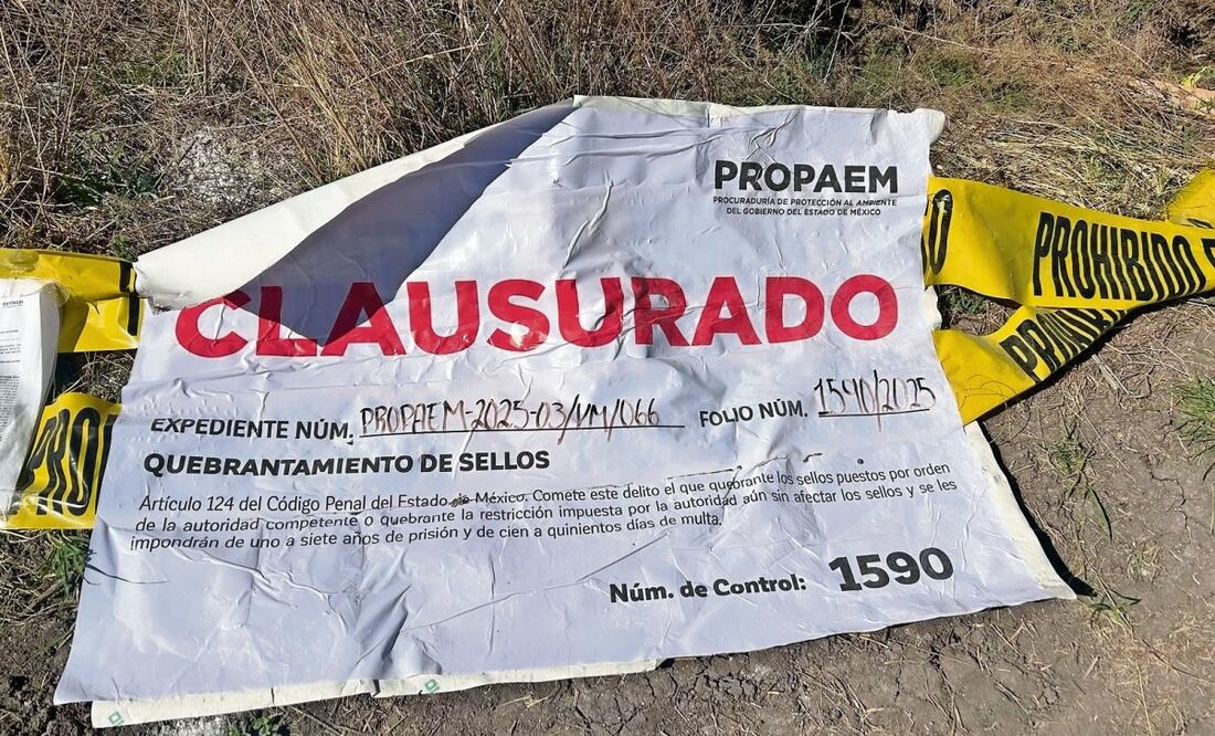 Colonos señalan que los sellos de clausura fueron retirados. Foto: Especial