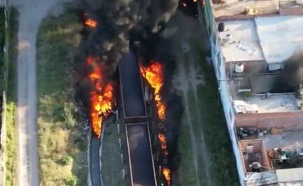 Pemex niega que pipa que explotó tras chocar con tren en Aguascalientes sea de su propiedad