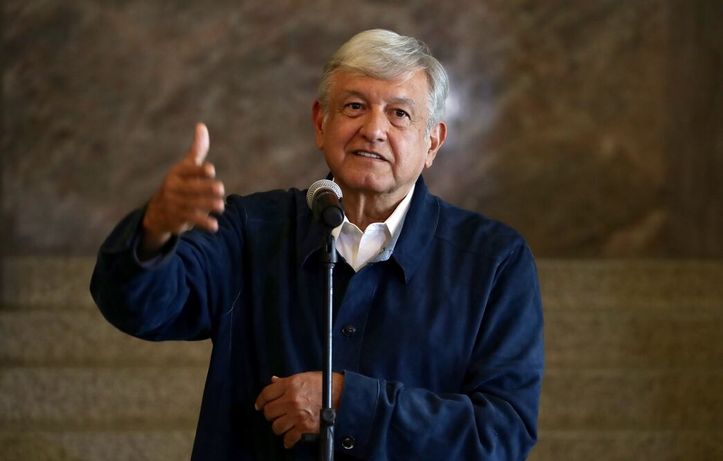 Andrés Manuel López Obrador, presidente electo, durante su visita en Tamaulipas. Foto: Berenice Fregoso / EL UNIVERSAL