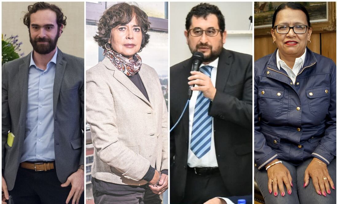 En la Fotografía: Andrés Lajous, Rosaura Ruiz, César Cravioto Romero y Rosa Icela Rodríguez. (Archivo / EL UNIVERSAL)