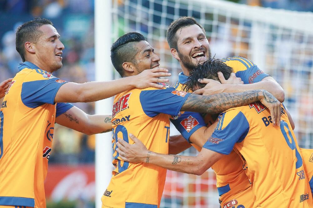 Los Tigres son especialistas en acertar en la portería contraria y después defender esa anotación a muerte (GUSTAVO VALDEZ. JAM MEDIA)