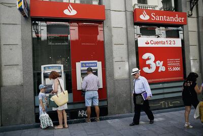 Banco Santander compra a portugués Banif