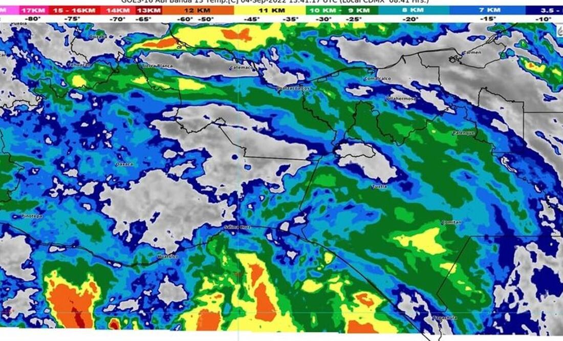 Oaxaca suspende clases en tres municipios del Istmo ante llegada de "lluvias muy fuertes".Foto: Especial.