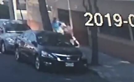 Aplica "la china" para robar a una joven en Azcapotzalco; captan video