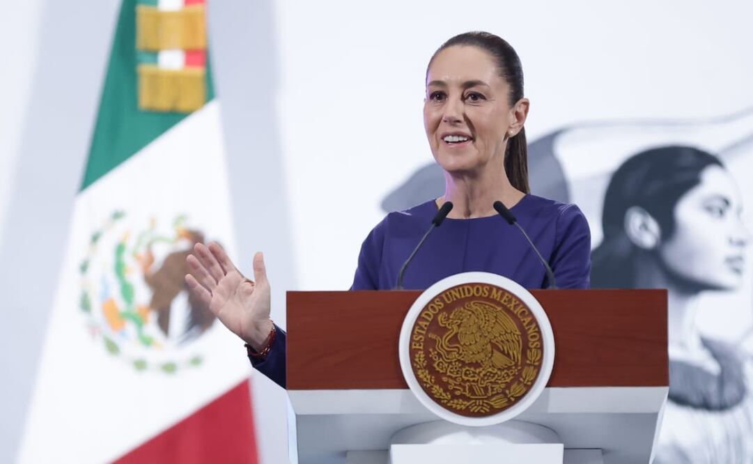 Conferencia matutina de Claudia Sheinbaum el 7 de mayo de 2025 en Palacio Nacional. Foto: Fernanda Rojas / EL UNIVERSAL