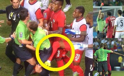 Jugador de Panamá sí golpeó al árbitro