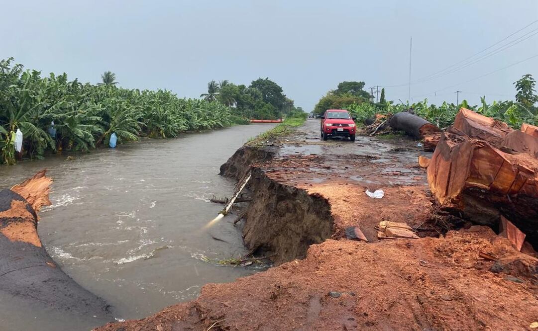 Campesinos agrupados a la AAPPS pidieron al gobernador de Chiapas, que declare zona de desastre la región Soconusco por lluvias intensas. Foto: cortesía