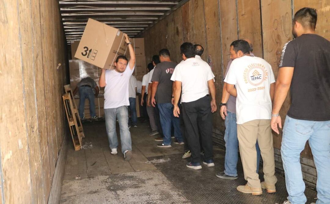 Todo el material electoral ya está resguardado en las bodegas del Instituto Electoral y de Participación Ciudadana de Yucatán (IEPAC) (03/05/2025). Foto: Especial