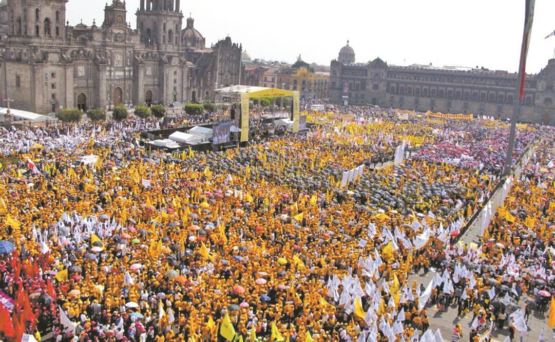El PRD llegó a ser la tercera fuerza política del país. Foto: Archivo/ El Universal.