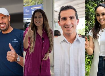 Exdeportistas que incursionan en la política cumplen con su voto e invitan a los ciudadanos a ejercer su derecho