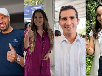 Exdeportistas que incursionan en la política cumplen con su voto e invitan a los ciudadanos a ejercer su derecho