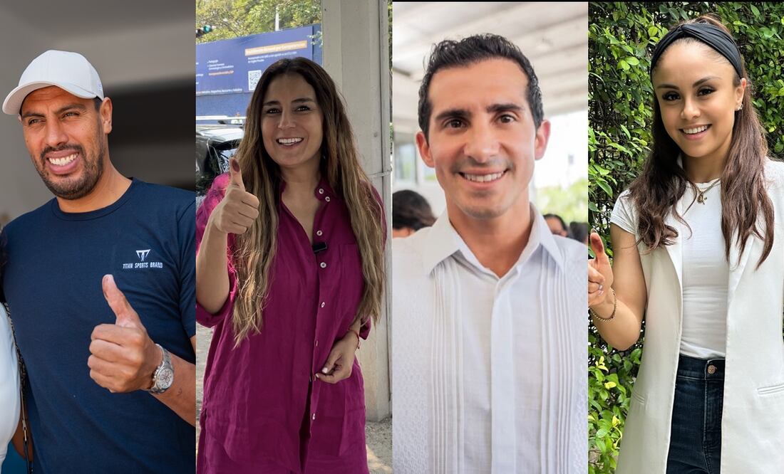 Exdeportistas que incursionan en la política cumplen con su voto e invitan a los ciudadanos a ejercer su derecho