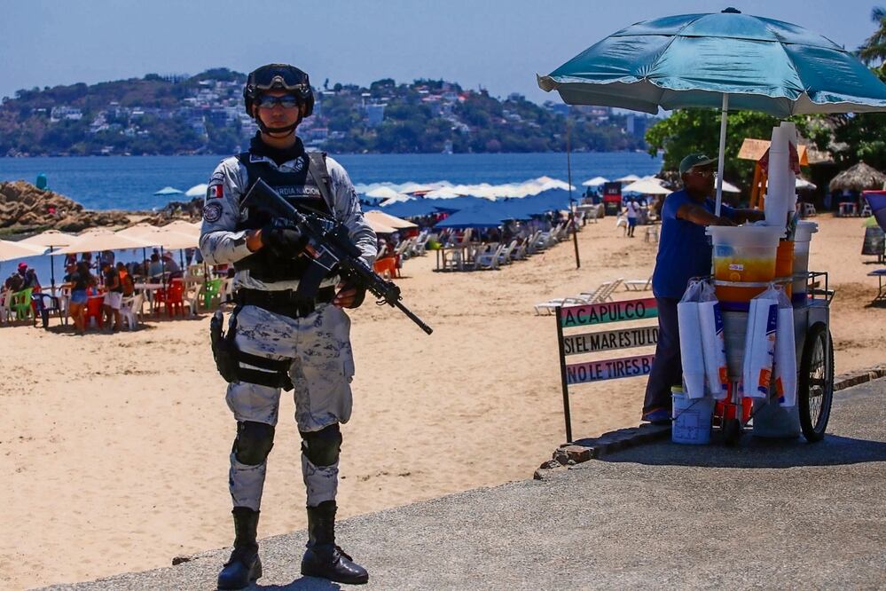 Elementos de la Guardia Nacional en Acapulco. Foto: Archivo