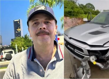 Joel Elizalde, hermano de Valentín Elizalde, sufre fuerte accidente automovilístico en Mazatlán: VIDEO